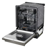 24" Top Control Dishwasher, FlushFit, 1-Hour Wash & Dry, QuadWash Pro, Towel Bar Handle - (LDNTM545D)