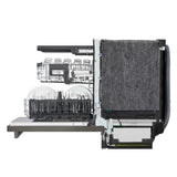24" Top Control Dishwasher, FlushFit, 1-Hour Wash & Dry, QuadWash Pro, Towel Bar Handle - (LDNTM545D)