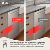 Smart FlushFit™ Top Control Dishwasher with 1-Hour Wash & Dry, QuadWash® Pro, and Dynamic Heat Dry™ w/AutoVent Dry™ - (LDNTM545S)