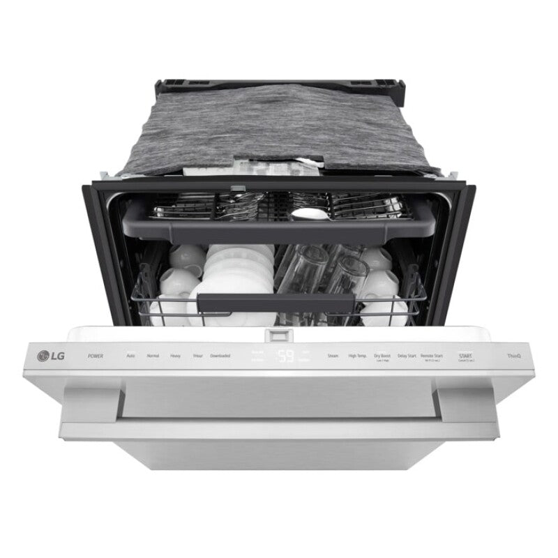 Smart FlushFit™ Top Control Dishwasher with 1-Hour Wash & Dry, QuadWash® Pro, and Dynamic Heat Dry™ w/AutoVent Dry™ - (LDNTM545S)