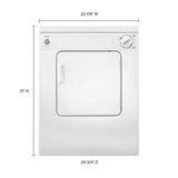 3.4 cu. ft. Compact Front Load Dryer with Flexible Installation - (LDR3822PQ)