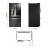 26 cu. ft. Smart wi-fi Enabled InstaView™ Door-in-Door® Refrigerator - (LFXS26596D)