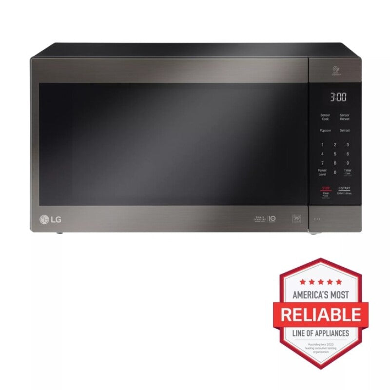 LG Black Stainless Steel Series 2.0 cu. ft. NeoChef(TM) Countertop Microwave with Smart Inverter and EasyClean(R) - (LMC2075BD) - LG