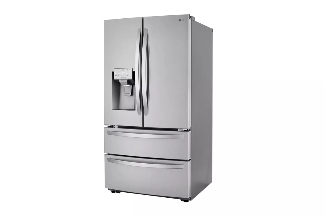 22 cu ft. Smart Counter Depth Double Freezer Refrigerator - (LMXC22626S)