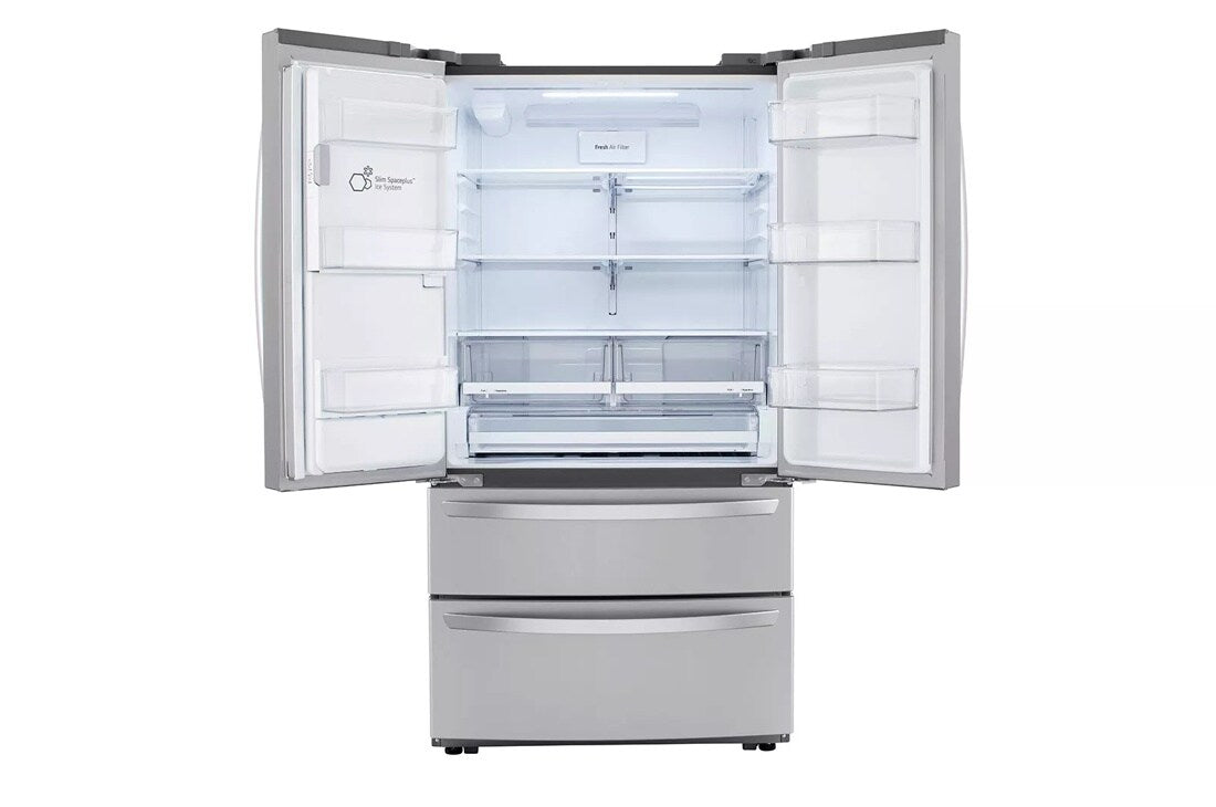 22 cu ft. Smart Counter Depth Double Freezer Refrigerator - (LMXC22626S)