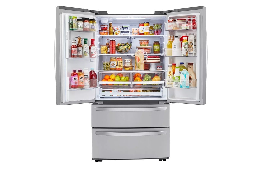 22 cu ft. Smart Counter Depth Double Freezer Refrigerator - (LMXC22626S)