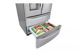 22 cu ft. Smart Counter Depth Double Freezer Refrigerator - (LMXC22626S)