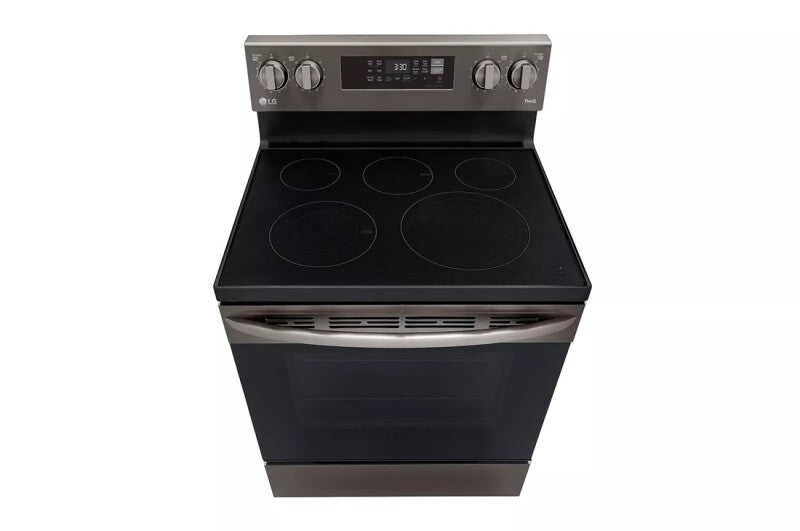 6.3 cu ft. Smart Wi-Fi Enabled Fan Convection Electric Range with Air Fry & EasyClean(R) - (LREL6323D) - LG