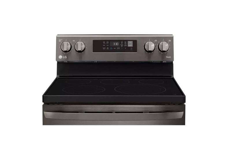 6.3 cu ft. Smart Wi-Fi Enabled Fan Convection Electric Range with Air Fry & EasyClean(R) - (LREL6323D) - LG