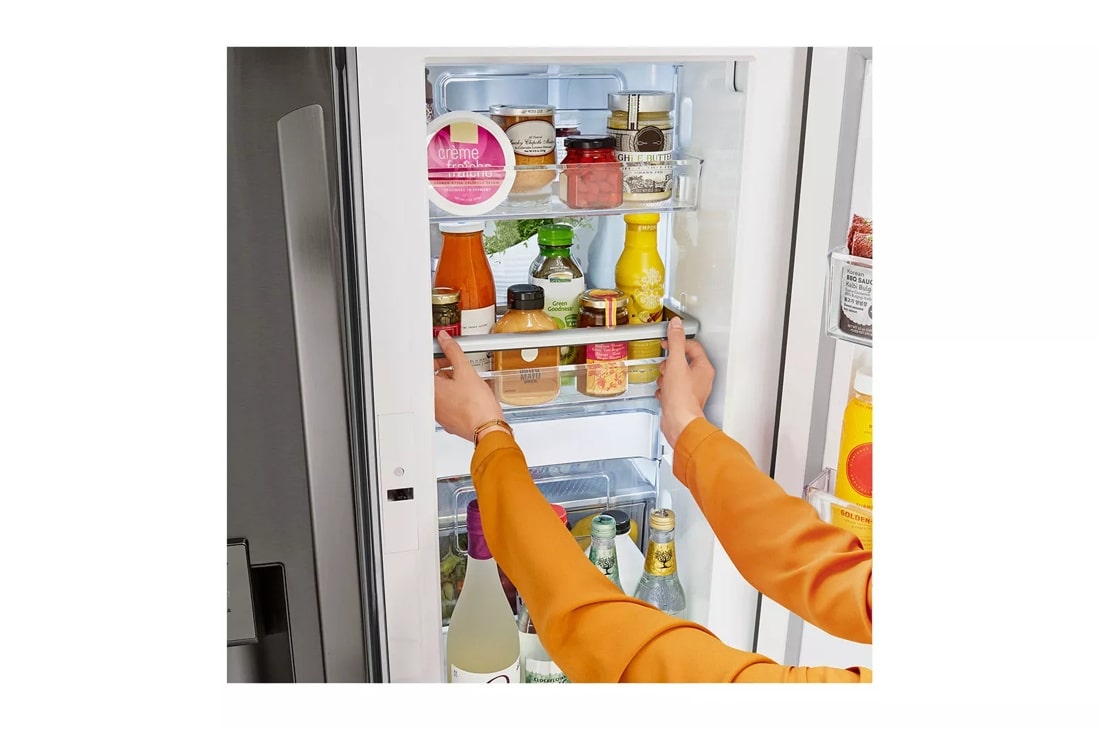 24 cu. ft. Smart wi-fi Enabled Door-in-Door(R) Counter-Depth Refrigerator with Craft Ice(TM) Maker - (LRFDC2406D) - LG