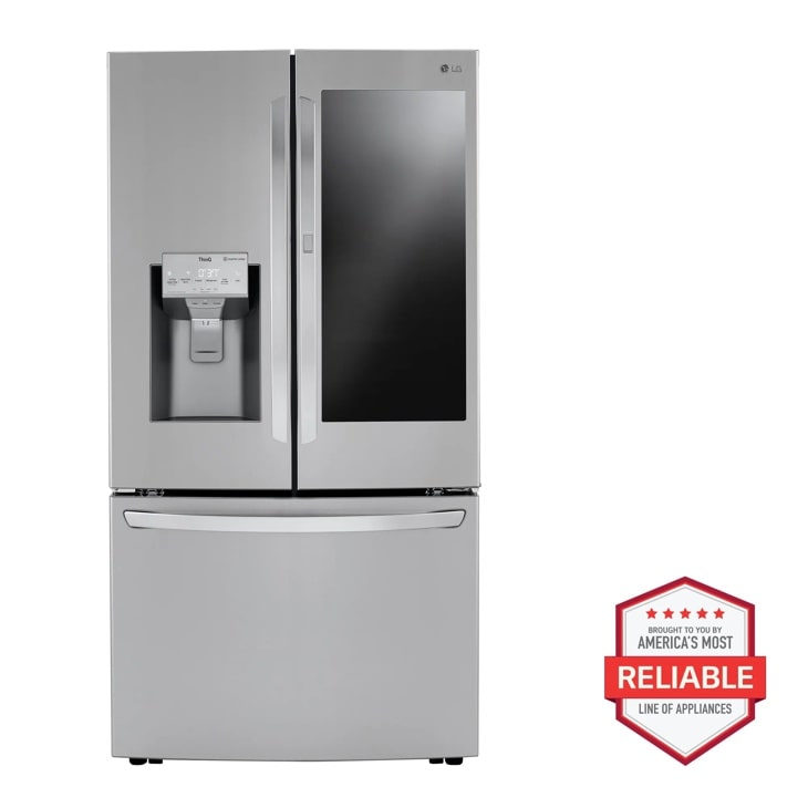 24 cu. ft. Smart InstaView(R) Door-in-Door(R) Counter-Depth Refrigerator with Craft Ice(TM) - (LRFVC2406S) - LG