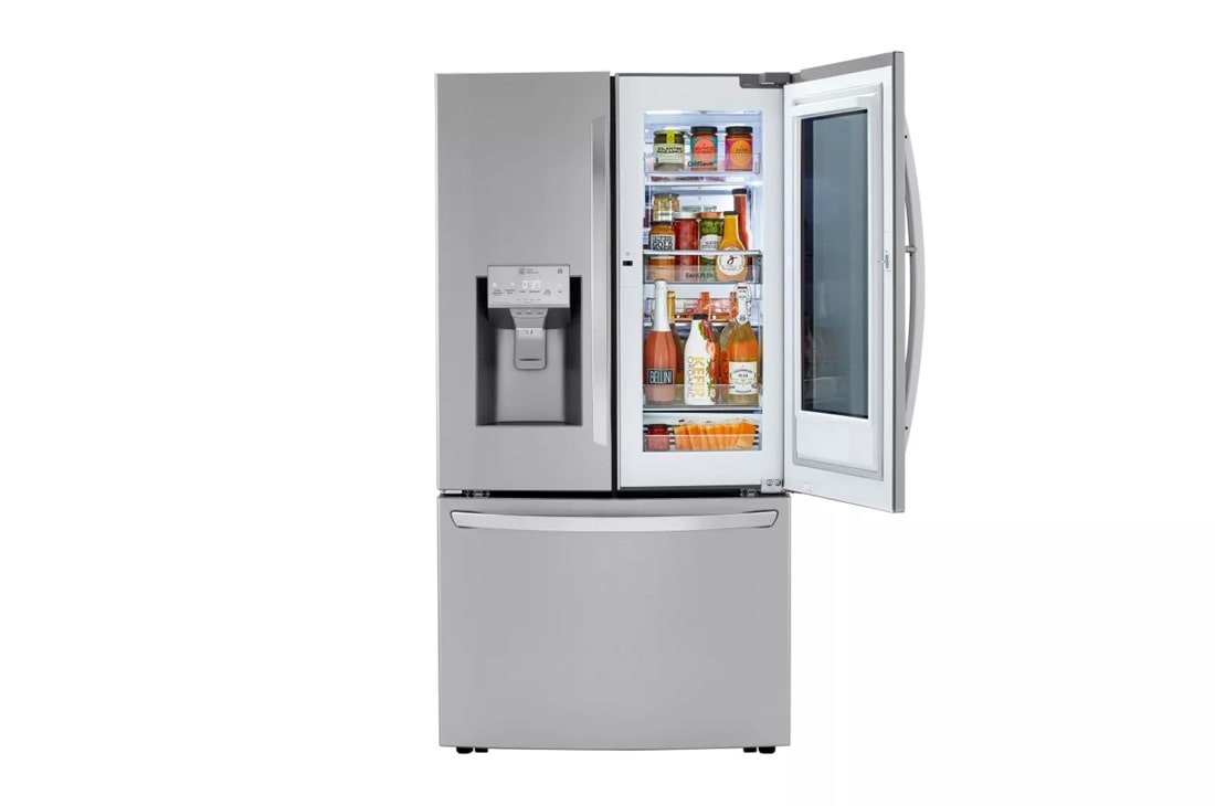 24 cu. ft. Smart InstaView(R) Door-in-Door(R) Counter-Depth Refrigerator with Craft Ice(TM) - (LRFVC2406S) - LG