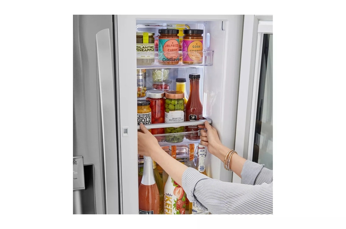 24 cu. ft. Smart InstaView(R) Door-in-Door(R) Counter-Depth Refrigerator with Craft Ice(TM) - (LRFVC2406S) - LG
