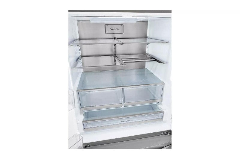 24 cu. ft. Smart French Door Counter-Depth Refrigerator - (LRFXC2406S) - LG