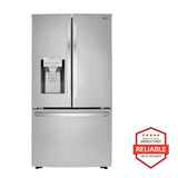 24 cu. ft. Smart French Door Counter-Depth Refrigerator - (LRFXC2406S) - LG