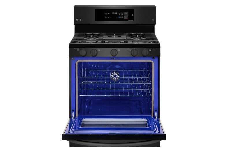 5.4 cu. ft. Gas Single Oven Range with Fan Convection and EasyClean - (LRG3194BM)