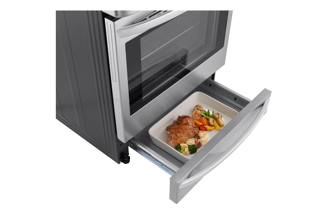 6.3 cu. ft. Gas Single Oven Range with ProBake Convection®, EasyClean® and Warming Drawer - (LRG4115ST)