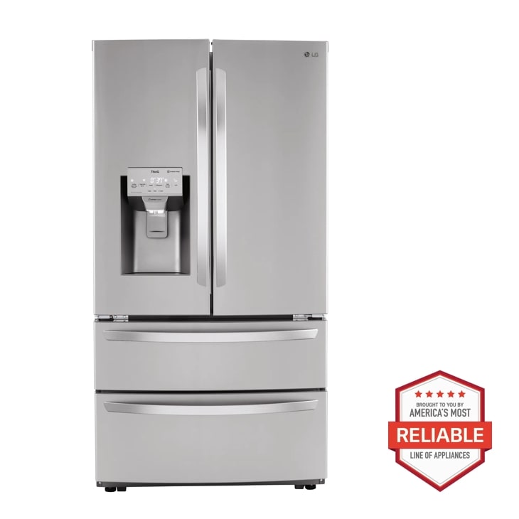 28 cu ft. Smart Double Freezer Refrigerator with Craft Ice™ - (LRMXS2806S)