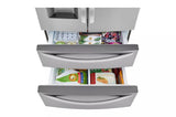 28 cu ft. Smart Double Freezer Refrigerator with Craft Ice™ - (LRMXS2806S)