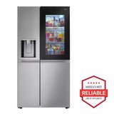 23 cu. ft. Smart Side-by-Side Counter-Depth InstaView® Refrigerator with Craft Ice™ - (LRSOC2306S)