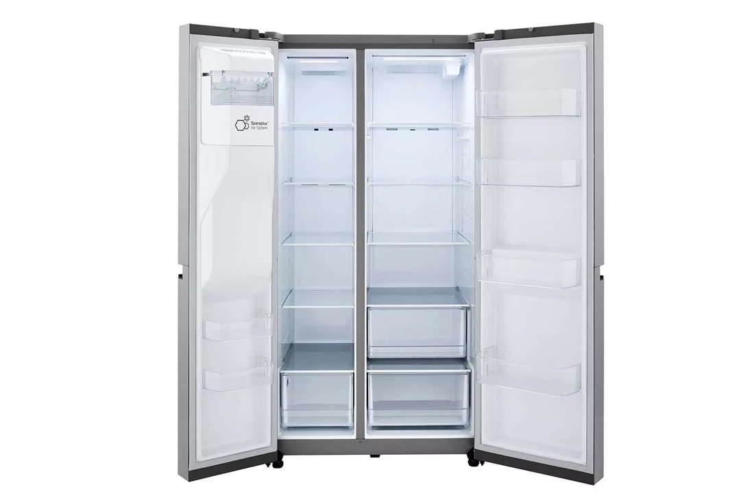 27 cu. ft. Side-by-Side Refrigerator with Smooth Touch Ice Dispenser - (Lrsxs2706S) - LG