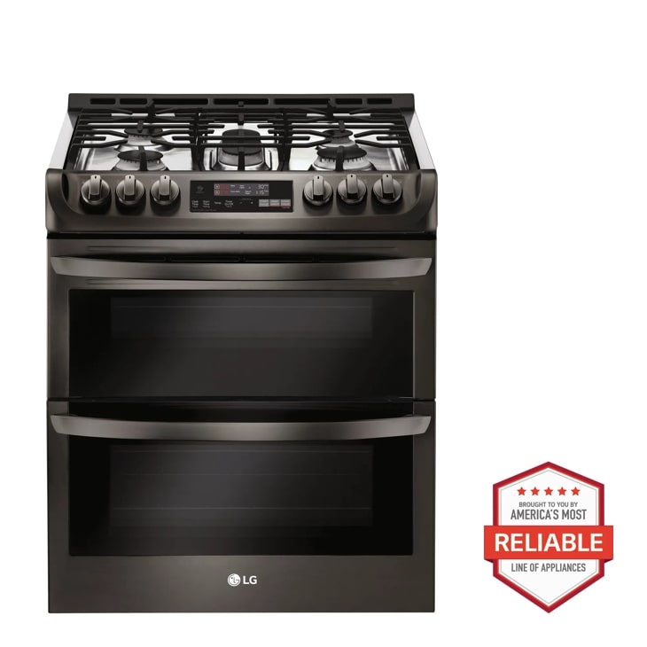 6.9 cu. ft. Smart wi-fi Enabled Gas Double Oven Slide-In Range with ProBake Convection® and EasyClean® - (LTG4715BD)