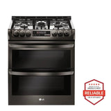 6.9 cu. ft. Smart wi-fi Enabled Gas Double Oven Slide-In Range with ProBake Convection® and EasyClean® - (LTG4715BD)