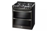 6.9 cu. ft. Smart wi-fi Enabled Gas Double Oven Slide-In Range with ProBake Convection® and EasyClean® - (LTG4715BD)