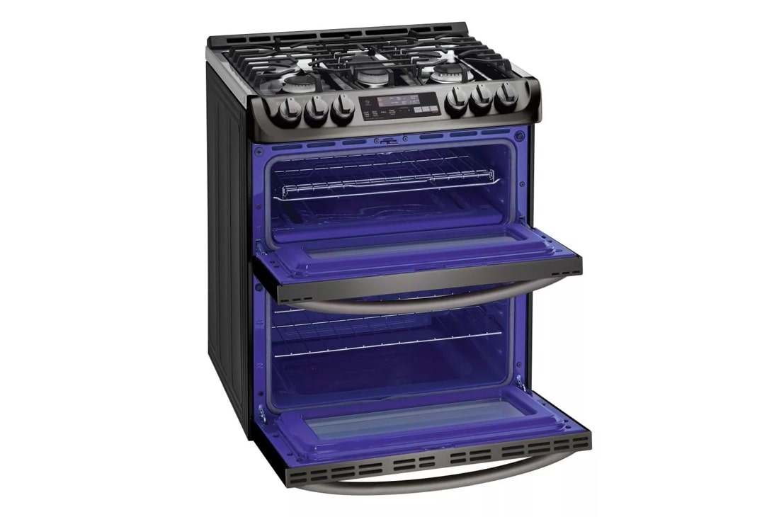6.9 cu. ft. Smart wi-fi Enabled Gas Double Oven Slide-In Range with ProBake Convection® and EasyClean® - (LTG4715BD)