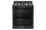 6.9 cu. ft. Smart wi-fi Enabled Gas Double Oven Slide-In Range with ProBake Convection® and EasyClean® - (LTG4715BM)