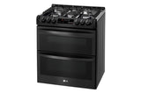 6.9 cu. ft. Smart wi-fi Enabled Gas Double Oven Slide-In Range with ProBake Convection® and EasyClean® - (LTG4715BM)