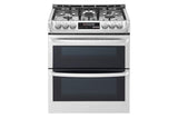 6.9 cu. ft. Smart wi-fi Enabled Gas Double Oven Slide-In Range with ProBake Convection(R) and EasyClean(R) - (LTG4715ST) - LG