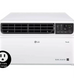 LG 10,000 BTU Dual Inverter Smart Wi-Fi Window Air Conditioner - Cools up to 450 Sq. Ft. (LW1022IVSM)