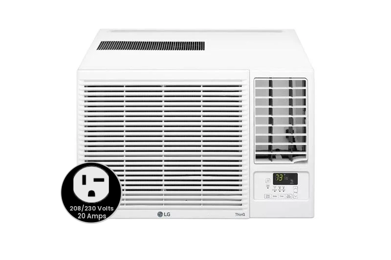 12,000 BTU Smart Wi-Fi Enabled Window Air Conditioner, Cooling & Heating - (LW1221HRSM)