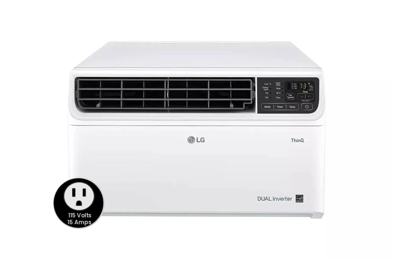 8,000 BTU DUAL Inverter Smart Wi-Fi Enabled Window Air Conditioner - (LW8022IVSM)