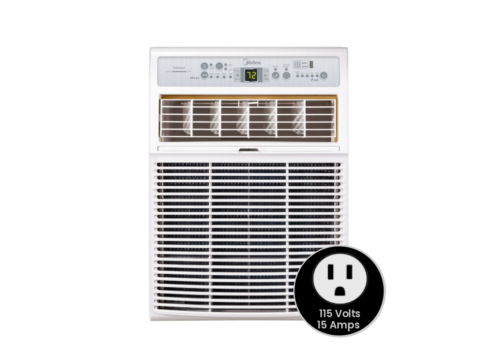 Midea 10,000 BTU Casement Window Air Conditioner 115V - (MAW10C1AWT)