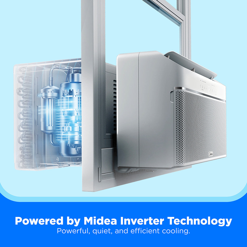 Midea MAW12U1QWT U-Shaped Window Air Conditioner - view 4