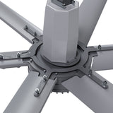 CoolBlade Industrial HVLS Fan MCFAN24XBGR-B (Complete System)