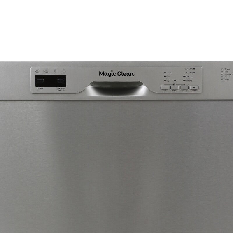 Magic Clean 24" Built In Dishwasher - (MCDW24SI) - AVANTI