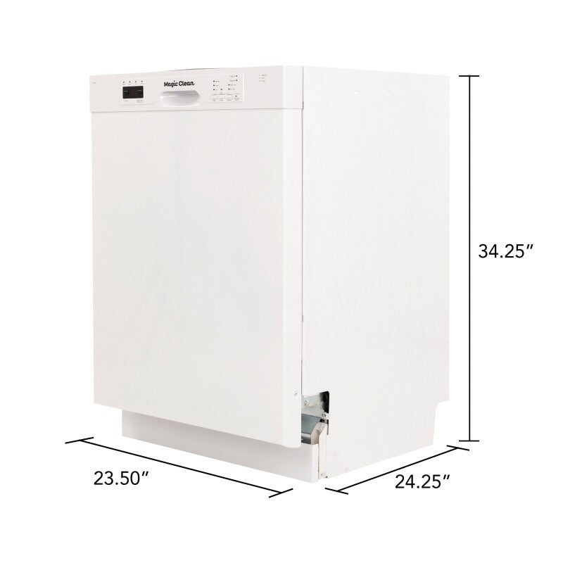 Magic Clean 24" Built In Dishwasher - (MCDW24WI) - AVANTI