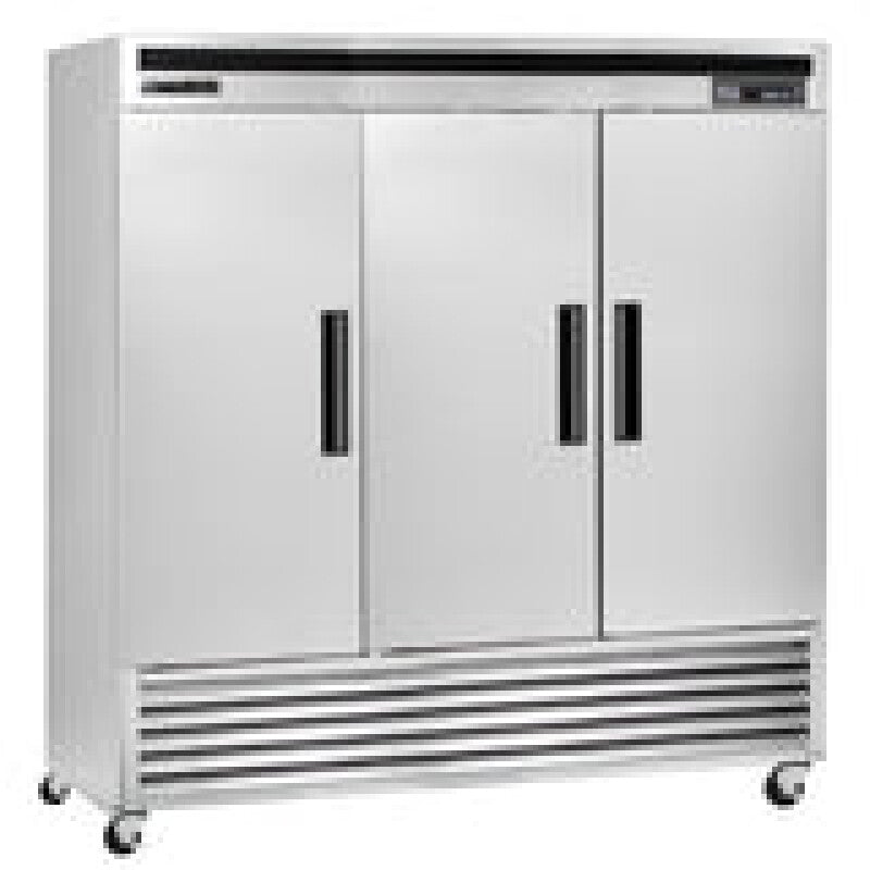 Maxx Cold Triple Door Reach-In Freezer, Bottom Mount, 72 cu. ft., Energy Star, Stainless Steel - (MCF72FDHC)