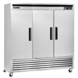 Maxx Cold Triple Door Reach-In Freezer, Bottom Mount, 72 cu. ft., Energy Star, Stainless Steel - (MCF72FDHC)
