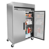 Maxx Cold Double Door Reach-In Freezer, Top Mount, 49 cu. ft., Energy Star, Stainless Steel - (MCFT49FDHC)