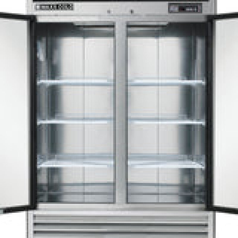 Maxx Cold Double Door Reach-In Refrigerator, Bottom Mount, 49 cu. ft., Energy Star, Stainless Steel - (MCR49FDHC) - MAXX COLD