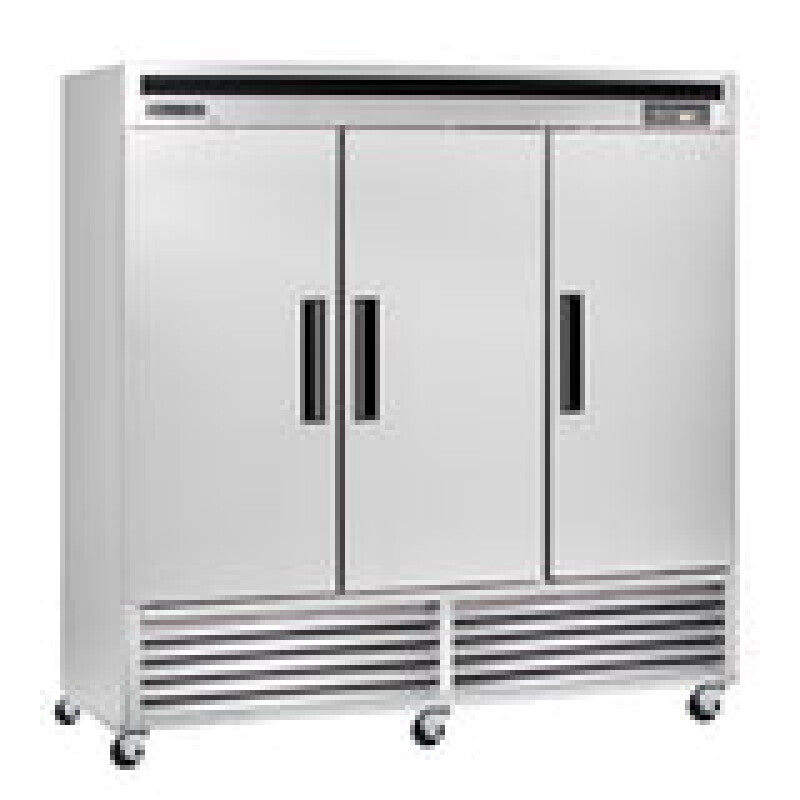 Maxx Cold Triple Door Reach-In Refrigerator, Bottom Mount, 72 cu. ft., Energy Star, Stainless Steel - (MCR72FDHC)