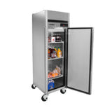 Maxx Cold Single Door Reach-In Refrigerator, Top Mount, 23 cu. ft., Energy Star, Stainless Steel - (MCRT23FDHC)