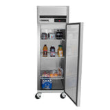 Maxx Cold Single Door Reach-In Refrigerator, Top Mount, 23 cu. ft., Energy Star, Stainless Steel - (MCRT23FDHC)