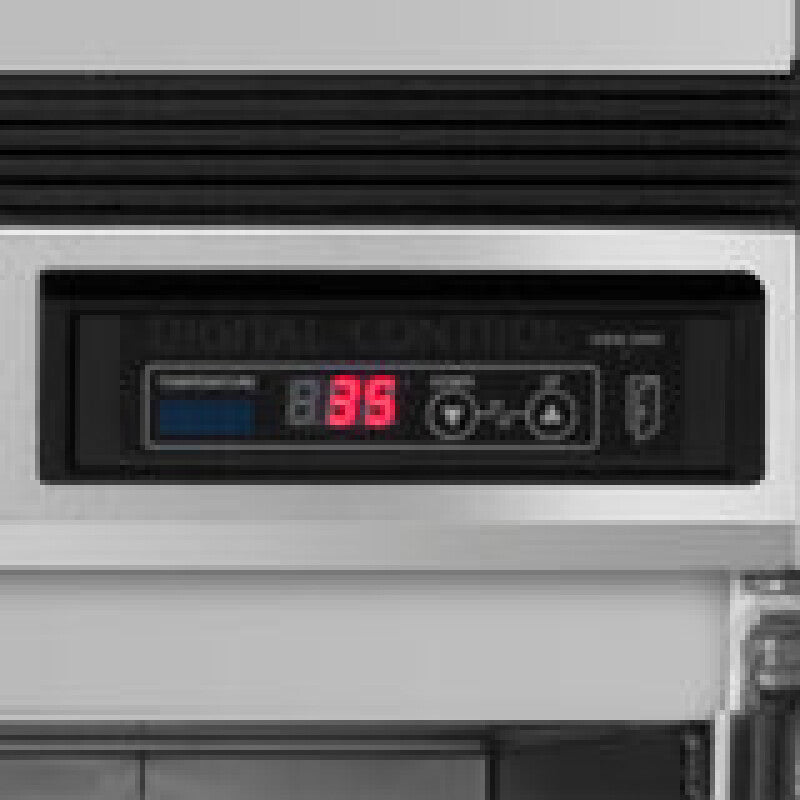 Maxx Cold Triple Door Reach-In Refrigerator, Top Mount, 72 cu. ft. in Stainless Steel - (MCRT72FDHC)
