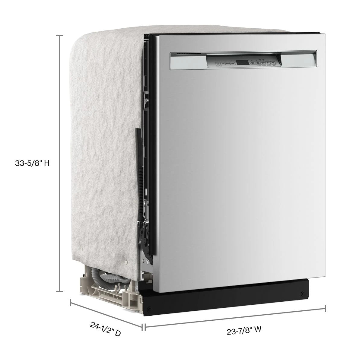 Front Control Dishwasher with PowerBlast® cycle and Heated Dry - (MDFS3924RZ)