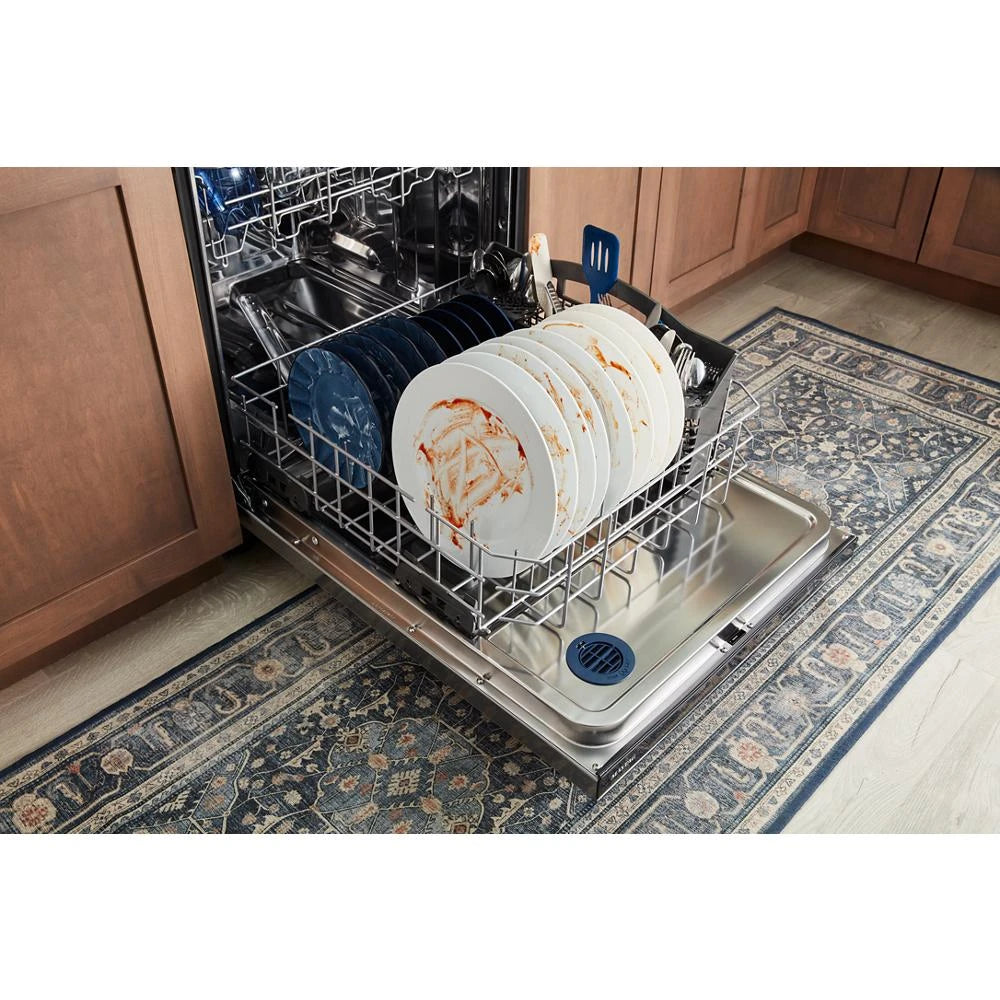 24 Inch Built-In Dishwasher With Power Dry, Sanitize Cycle, And Pocket Handle - (MDPS7024SB)